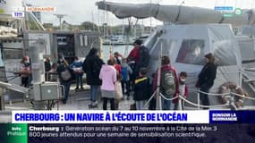 Cherbourg: un navire chargé d'observer les effets du changement climatique participe au forum "génération océan"