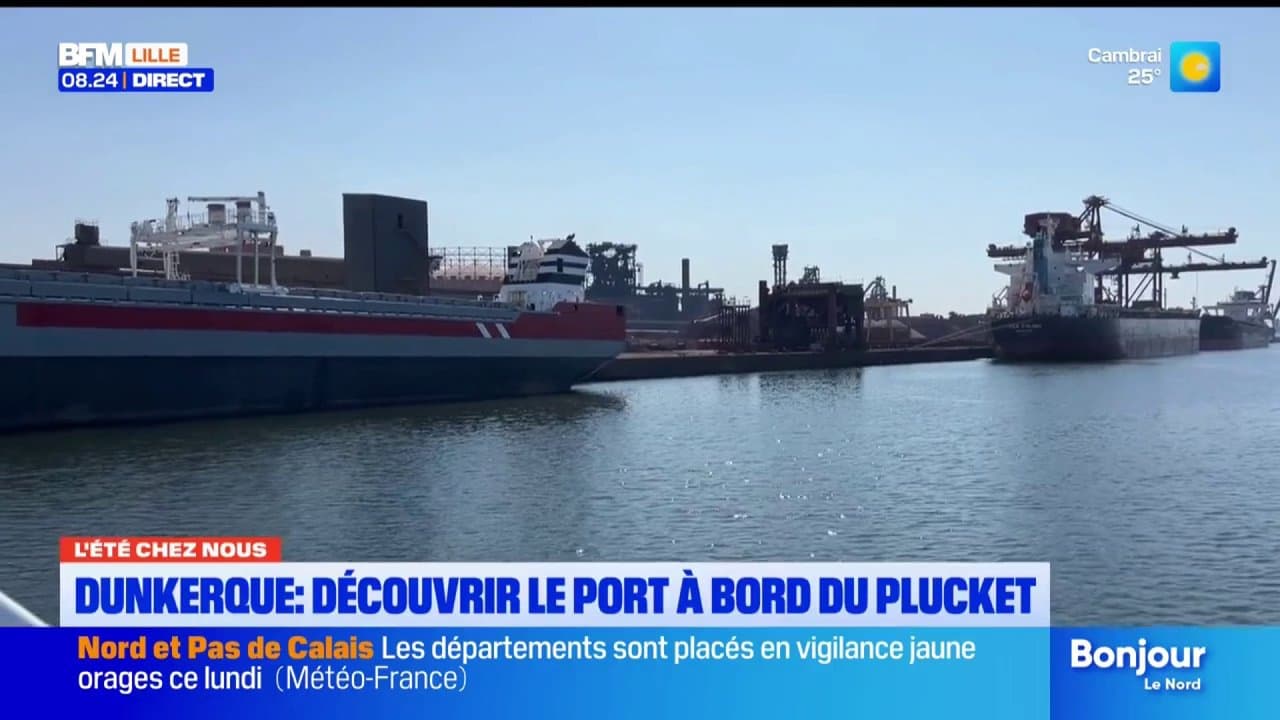L'Eté chez Nous à Dunkerque : partons à la découverte du port à bord d'un bateau de tourisme