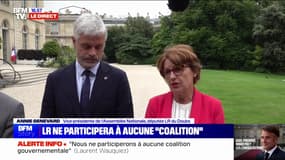 "C'est dans la clarté de nos convictions, dans une forme d'indépendance que nous pouvons nous mettre d'accord": Annie Genevard, députée LR, rejette l'idée d'une coalition 