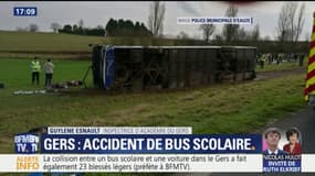 Accident de car dans le Gers : l'inspectrice d'académie se rend dans l'établissement des collégiens