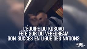 L'équipe du Kosovo fête sur du Vegedream son succès en Ligue des Nations