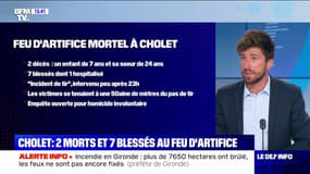 Une enquête ouverte pour homicide involontaire après deux morts et sept blessés au feu d'artifice de Cholet 