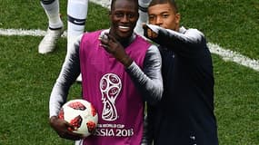 Benjamin Mendy et Kylian Mbappé