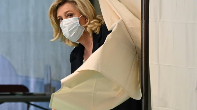 Marine Le Pen le 20 juin 2021 à Hénin-Beaumont