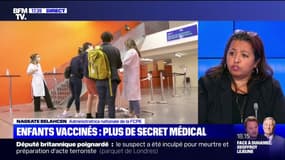 Vaccination des enfants: Nageate Belahcen (FCPE) déplore "la levée du secret médical à des tiers"
