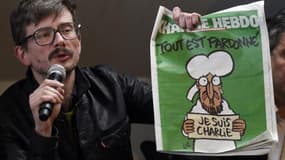 Le dessinateur Renald Luzier, alias Luz, le 13 janvier 2015 à Paris