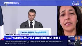 "Il faut qu'il reprenne son sang froid": Karima Delli (eurodéputée "Les Écologistes") réagit à la crainte d'Emmanuel Macron d'une "guerre civile" en cas de victoire du RN ou du NFP aux législatives