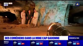 Le Pradet: des comédiens dans la mine de Cap Garonne