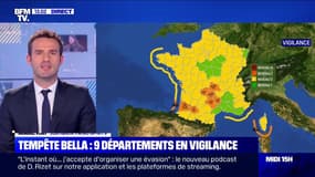 Tempête Bella: neuf départements placés en vigilance orange