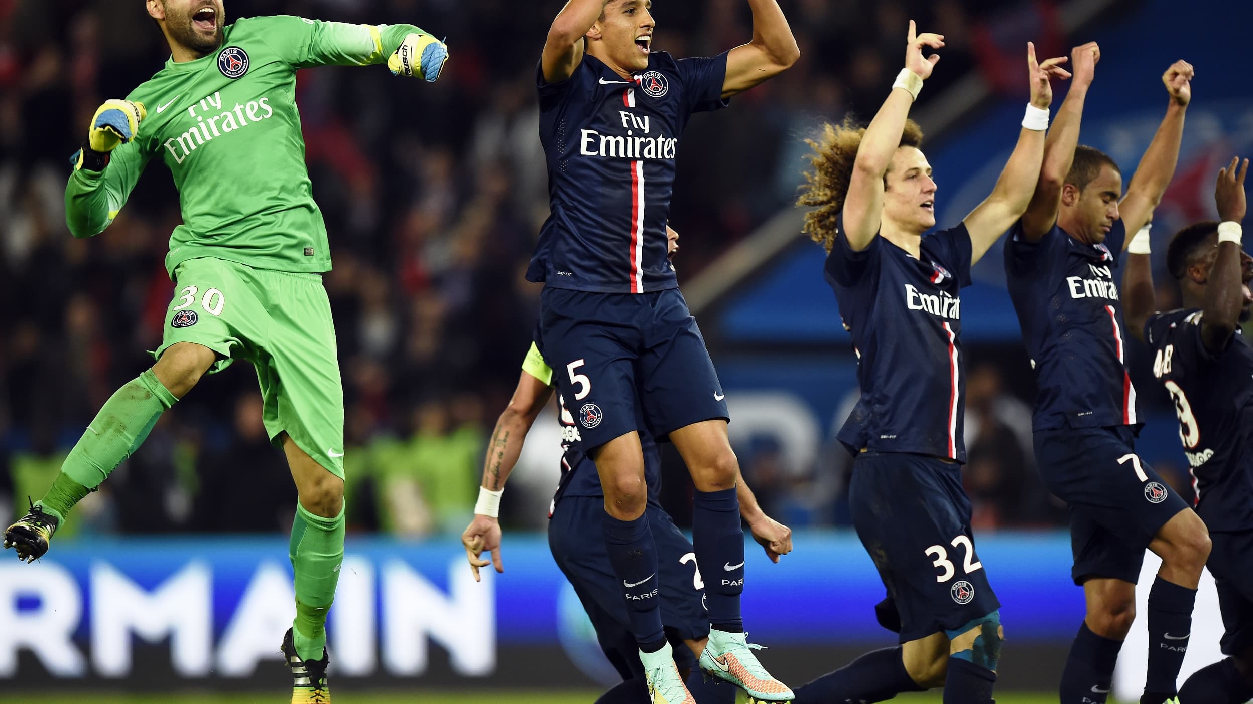 Le PSG pousse l'OM à la faute