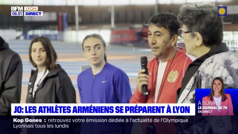 JO de Paris 2024: les athlètes arméniens se préparent à Lyon (1/1)