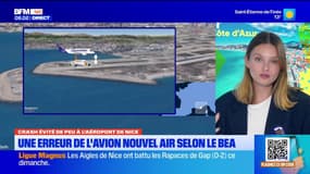 Crash évité à l'aéroport de Nice : une erreur de l'avion Nouvelair selon le BEA