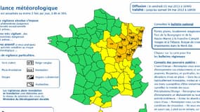 Dix départements du Nord-Est de la France sont toujours placés en vigilance orange vendredi soir.