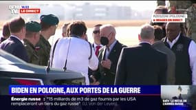 Les images de l'arrivée de Joe Biden en Pologne, à 100 km de la frontière avec l'Ukraine