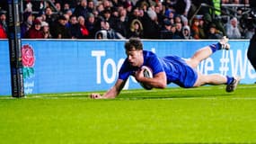 Damian Penaud a inscrit un doublé face à l'Angleterre, le 11 mars 2023.