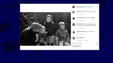 La famille - presque - au complet, avec Kate Middleton à l'objectif