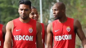 Radamel Falcao et Djibril Sidibé 