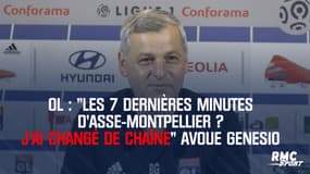 OL : "Les 7 dernières minutes d’ASSE-Montpellier ? J’ai changé de chaîne" avoue Genesio