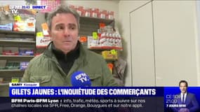 Samy, kiosquier sur les Champs-Élysées, s'inquiète de la mobilisation des gilets jaunes de ce samedi