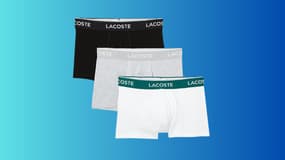 Amazon frappe extrêmement fort avec ce lot de boxer Lacoste à prix mini