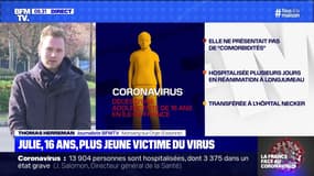 Julie, 16 ans, plus jeune victime du virus (2) - 27/03