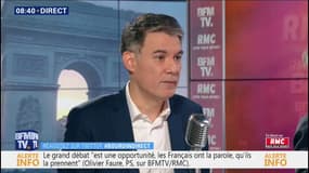 Renverser le gouvernement? Olivier Faure rétorque, "c'est un gouvernement légitime"