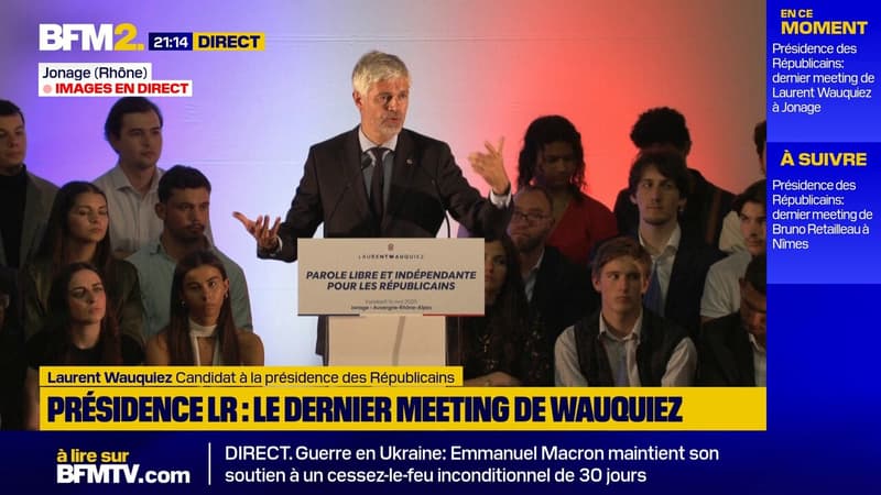 LR: pour Laurent Wauquiez, Bruno Retailleau ne pas pas être ministre et président du parti