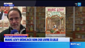 Marc Lévy en dédicace à Lille pour présenter son 26e livre