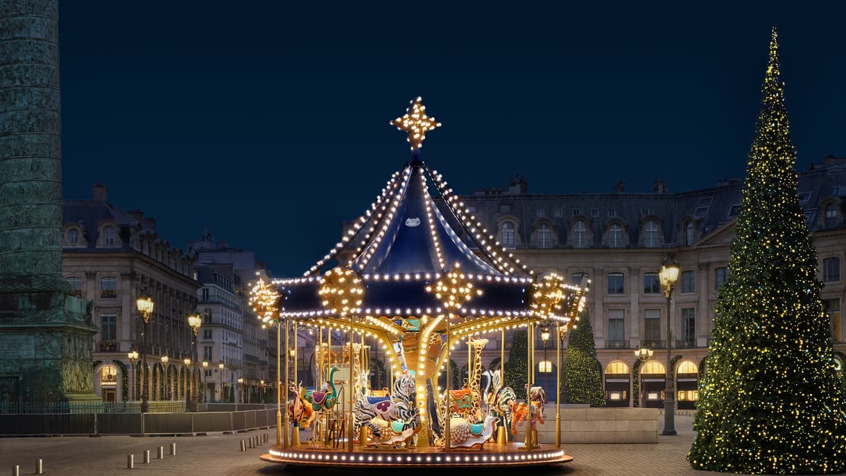 Le carrousel Vuitton place Vendôme