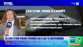 La LGV Lyon-Paris fermée du 9 au 12 novembre
