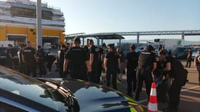 Les fans Marseillais pris en charge par les forces de l'ordre