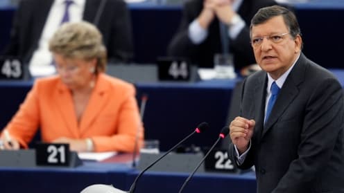 Le président de la Commission européenne, José Manuel Barroso, a prononcé un discours attendu, mercredi 12 septembre, devant les eurodéputés.