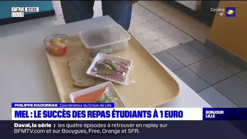 Lille: le succès des repas étudiants à 1 euro