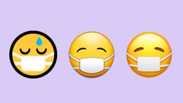 Une demande pour un nouvel émoji "visage masqué souriant" a été déposé pour s'ajouter à l'actuel qui symbolise une personne malade