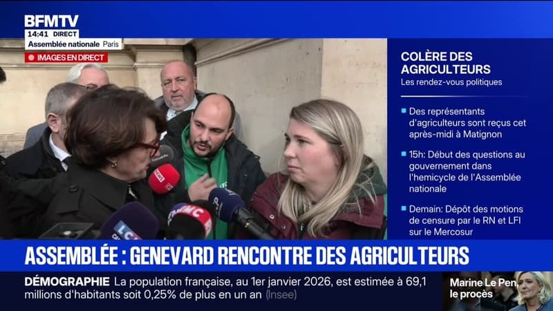 Colère agricole: "Ne doutez pas de notre conviction et de notre détermination Mme la ministre", prévient cet agriculteur