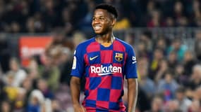 Ansu Fati au Camp Nou, le 29 novembre 2019