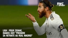 Liga : Pour Zidane, Ramos doit "prendre sa retraite au Real Madrid"