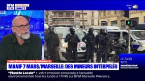 Marseille: des parents d'élèves observent les blocages de lycée contre la réforme des retraites