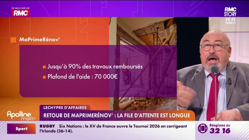 Lechypre d'affaires - Retour de maprimerénov' : la file d'attente est longue