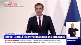 Olivier Véran: "Pendant le premier confinement, près d'un étudiant sur trois a présenté des signes de détresse psychologique"