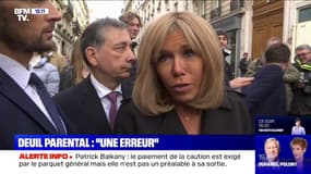 Brigitte Macron, en déplacement à Metz, a eu un mot de soutien pour la majorité après le "couac" du deuil parental