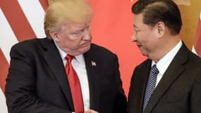 Donald Trump et Xi Jinping, le 9 novembre 2017. 