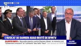 Pour l'avocat de Damien Abad, "ce qui est troublant, c'est qu'une plainte est déposée quelques jours" avant un remaniement