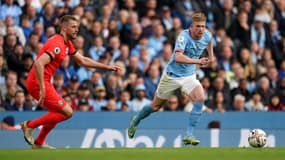 Kevin de Bruyne face à Brighton, le 22 octobre 2022.