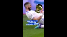 Karim Benzema remporte le Ballon d'or 2022