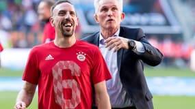 Franck Ribéry et Jupp Heynckes en 2018