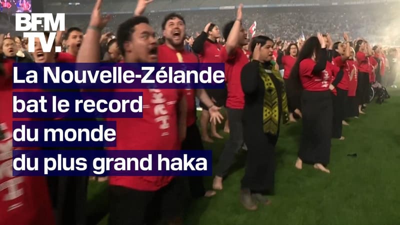 La Nouvelle-Zélande bat le record du monde du plus grand haka