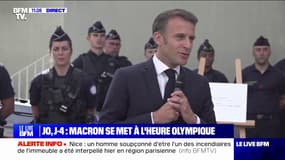JO 2024: "Nous sommes prêts", Emmanuel Macron salue le dispositif de sécurité 