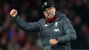 Jürgen Klopp lors du match Liverpol-Manchester City, à Anfield le 10 novembre 2019