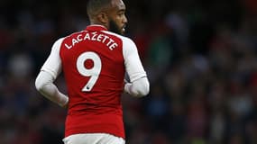 L'attaquant français d'Arsenal, Alexandre Lacazette